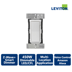 LEVITON DECORA 1000W Z-WAVE+ SMART DIMMER