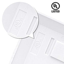 (UL Listed) VCE 2 Port Wall Plate Standard Size Decorator Wallplates Keystone Jack Modular Inserts - White 10-Pack