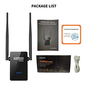 2.4 & 5GHz Dual Band WiFi Repeater with Gigabit Ethernet Port,