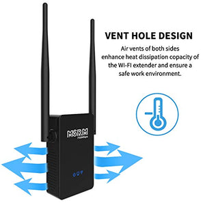 2.4 & 5GHz Dual Band WiFi Repeater with Gigabit Ethernet Port,