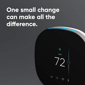 ecobee SmartThermostat with Voice Control, Black