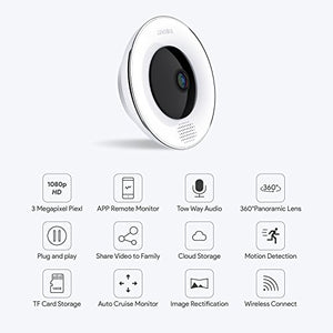 Wireless IP Camera 360 Degrees 2.4GHz