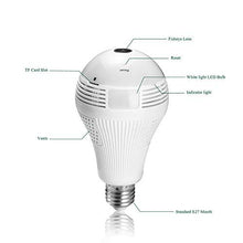 360° Panoramic View WiFi IP Bulb Cam