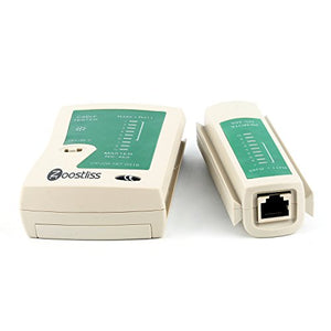 Zoostliss Network Cable Tester RJ45 RJ11 RJ12 UTP LAN Cable Tester Networking Tool