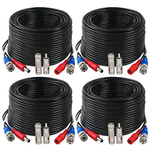 4 security camera cables