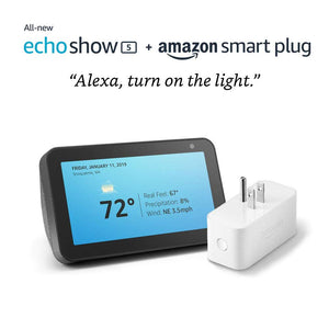 Introducing Echo Show 5 – Compact smart display with Alexa - Charcoal