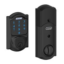 Schlage Z-Wave Connect Camelot Touchscreen Deadbolt with Built-In Alarm, Satin Nickel, BE469 CAM 619, Works with Alexa via SmartThings, Wink or Iris