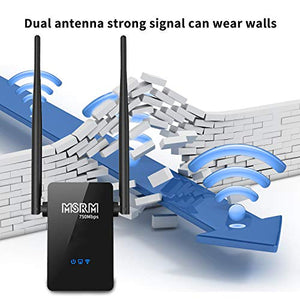 2.4 & 5GHz Dual Band WiFi Repeater with Gigabit Ethernet Port,