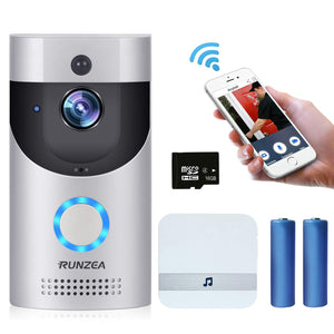 Wireless Smart Doorbell,EwiseeLive WiFi Video Doorbell,720P HD Security Camera