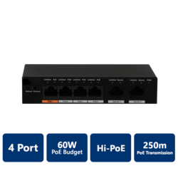 4 port  POE switch