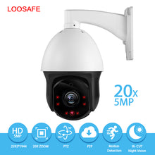 LOOSAFE HD 5MP 20x optical zoom lens auto tracking dome camera with zoom lens