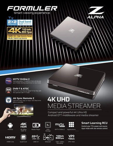 Formuler  Alpha  aAndroid tv