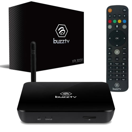 BuzzTV XPL3000 black Quad Core Android TV Box