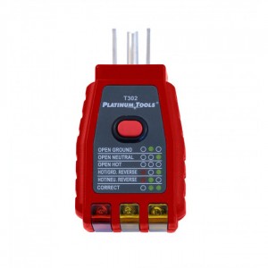 Platinum Tools T302C GFCI Socket Tester